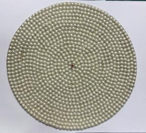 Top Demanded Handmade <b>Oval</b> Chenille <b>Table</b> Runner For Weddings or Parties And Festive Use Available for Bulk Quantity - Product Image 1