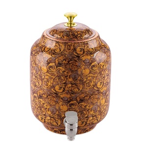 Dispensador de agua de cobre puro más vendido para el hogar Hotel y restaurante Beneficios de cobre para la salud Diseño moderno Fiesta Drinkware - Product Image 5