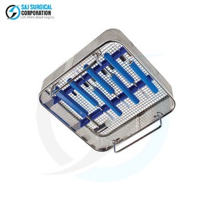 Cesta Oftálmica Micro con Tapa, Insertos de Acero Inoxidable, Tiras Duraderas y Reutilizables, Almacenamiento de Precisión para Instrumentos de Oftalmología - Product Image 3