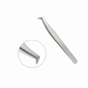 ที่ต่อขนตาปลอมสำหรับต่อขนตาปลอมแบบต่อทำจากสเตนเลสแหนบเพื่อความงามแบบรัสเซียฉลากส่วนตัว - Product Image 6