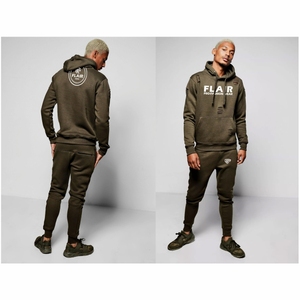 Custom Logo 2025 Embroidered Distressed Winter Fleece Tracksuit Men 100% Cotton Vintage Casual Hooded Style XXS Long Hoodies - Product Image 4