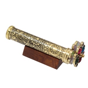 Indian Handmade Brass Antique Nautical Telescope <b>Kaleidoscope</b> Christmas Gift Personalized Wholesale Price - Product Image 1