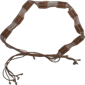 Ceinture perlée en coton pour femmes mode sac noir blanc Western OEM Logo Style boucle tissu emballage pièces couleur usa - Product Image 1