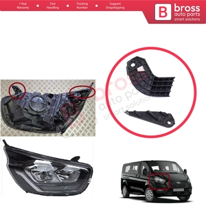 ชุดแท็บยึดไฟหน้า BHL579-2 สำหรับซ่อมแซมด้านขวา สำหรับรถ Transit Tourneo Custom MK1 V362 ปี 2018-2024 รุ่นปรับโฉม JK2113W - Product Image 5