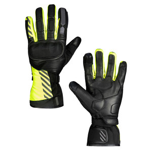 Guantes de carreras de cuero hechos con material personalizado de dedo completo/Guantes de carreras de cuero de diseño impreso personalizado - Product Image 6