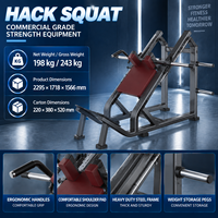 Machine de musculation pour les jambes BN Weight Plate Loading Lower Body Gym, pour centre de fitness, club de santé, salle de sport fonctionnelle, machine Hack Squat.