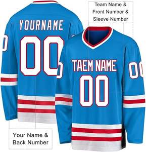 Vente en gros Logo personnalisé Maillot de hockey sur glace Sports de plein air Entraînement Vêtements de sport Maillot d'entraînement en équipe - Product Image 6