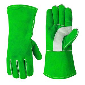Gants de conduite longs et sûrs en cuir industriel personnalisés résistants aux coupures et à la chaleur pour adultes - Product Image 3
