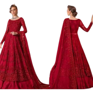 Robes de mariée pakistanaises pour BARAT COUTURE douche nuptiale PAKISTANI LEADING FASHION DESIGNER ROBES DE MODE DE LUXE ROBE DE MODE OEM ODM - Product Image 2