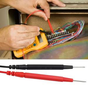 Kit de 16 fils de test pour multimètre en cuivre isolé PVC, ensemble de fils de test de remplacement + pinces crocodiles, fiches banane, sondes 100 cm 1000 V - Product Image 5