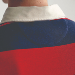 Wholesale Custom Logo <b>Men's</b> Rugby <b>Shirts</b> OEM Made <b>Long</b> <b>Sleeve</b> Rugby Polo <b>Shirt</b> Cotton Material with <b>Stripes</b> Customized - Product Image 4