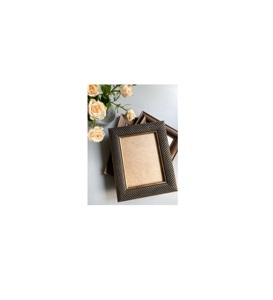 Unique bohemian style wooden photo <b>frame</b> for rustic <b>wall</b> gallery combining natural wood elements with handmade design - Product Image 2