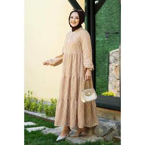 Hijab en vison à motifs floraux Robe modeste Robe de pudeur élégante à imprimé floral - Product Image 5