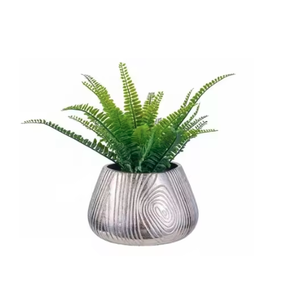 Maceta de metal de forma redonda de calidad superior con soporte perfecto para macetas de decoración interior y exterior a un precio económico - Product Image 3