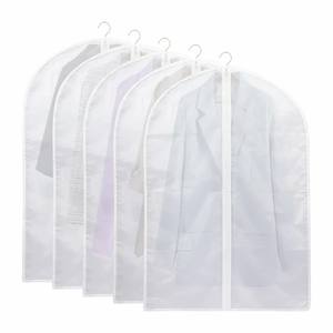 Housse anti-poussière en tissu non tissé pour sac de vêtement en PVC pour stockage de vêtements housse de costume anti-poussière - Product Image 1