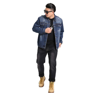 Cómodas chaquetas de mezclilla para hombre: perfectas para el uso diario, combinando durabilidad de estilo y comodidad informal, chaquetas de mezclilla para hombre - Product Image 2