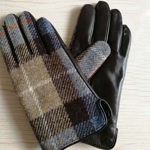 2025 gants d'hiver en cuir de haute qualité tricoté écran tactile Compatible cyclisme activités de plein air personnalisé Ski quotidien décontracté - Product Image 3
