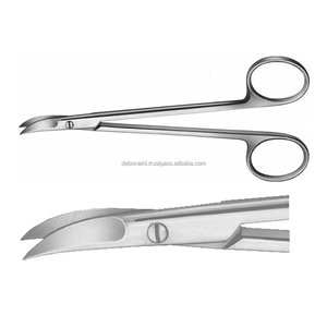 Ciseaux manuels délicats Chadwick certifiés CCC, pointus et incurvés, 4,5 pouces, instrument chirurgical de classe II, garantie 1 an, OEM privé - Product Image 2