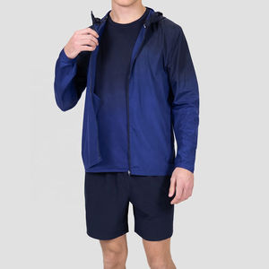 Chándales Deportivos de Algodón con Cremallera Completa para Gimnasio y Entrenamiento, Chaqueta Superior para Hombre, Precio al por Mayor OEM - Product Image 4