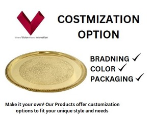 จานรองอาหารสแตนเลสสีทองรักษ์โลก หรูหรา สง่างาม ถาดเสิร์ฟสีทอง ราคาคุ้มค่า - Product Image 3