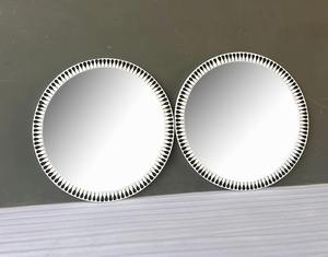 <b>Framed</b> Bone Inlay <b>Wood</b> Modern Wedding Wall <b>Mirror</b> Living Room Crafts Galore Not Support All-season - Product Image 5