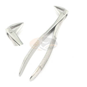 คีมดึงฟัน74N สแตนเลสคุณภาพสูงได้รับการรับรอง CE สำหรับการถอนฟันกรามบน - Product Image 1