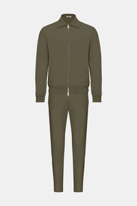 Chaqueta de gimnasio atlética con cremallera completa elástica de cuatro vías de alta calidad para hombres con chándal con bolsillos laterales - Product Image 2