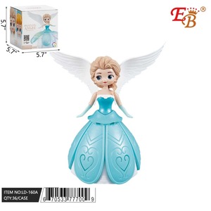 Giocattolo elettronico principessa blu con suono musicale 36/2/18PC/CS a batteria bambino tamburello pianoforte con microfono giocattolo modello - Product Image 1