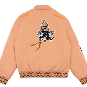 Veste de Baseball Personnalisée OEM pour Hommes, Vêtement de Mode, Style Hiver, Broderie Personnalisée, Vestes de Baseball pour Hommes - Product Image 5