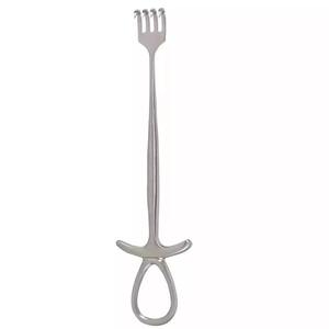 Retractor Quirúrgico de acero inoxidable, 4 pulgadas, 4 puntas afiladas, 28,0mm de ancho, dedo modificado, aprobado por CE - Product Image 2