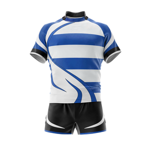 Profesional poliéster sublimación personalizada logotipo personalizado peso ligero Rugby Jersey hombres señoras escuela Club Rugby uniforme RugbyJersey - Product Image 3