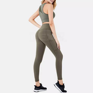 Style personnalisé à bas prix Ensemble de yoga pour femmes Meilleure vente Ensemble de yoga pour femmes à bas quantité minimale de commande Ensemble de yoga pour femmes - Product Image 2