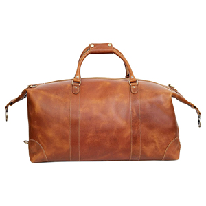 Hot Selling High Quality Genuine Leather Duffle <b>Bag</b> New Arrival Lightweight Men Leather Travel <b>Bag</b> In Stock - Product Image 3