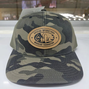 Gran oferta, sombreros de alta calidad, logotipo de cuero personalizado, sombrero de camionero, gorra de camuflaje Oldschool, tamaño ajustable, Camuflaje hecho en Vietnam - Product Image 1