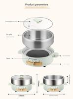 Cuisinière thermique électrique TK08 Royalstar | Marmite fendue polyvalente | Marmite à ragoût et à soupe domestique