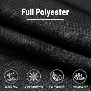 Joggers de style urbain pour hommes, pantalons de survêtement de style technique, pantalons d'entraînement en maille respirante à jambe ouverte - Product Image 5