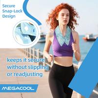 Anillo de Refrigeración Megacool Duradero y Reforzado, Incluye Embalaje, Portabilidad y Eficiencia para Deportes Escolares de Verano