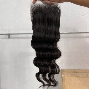 CDYHAIRVN Wholesale Vietnamese Super Double Drawn <b>Body</b> <b>Wave</b> Raw Human Hair 13x4 Frontal 5x5 6x6 HD Lace Closure - Product Image 1