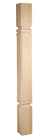 Pieds de table en bois massif, colonnes décoratives pour îlots de cuisine, hôtels, chambres et salons |   Design moderne, robuste