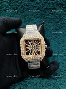 40 MM Hip Hop Iced Out VVS Moissanite Diamond <b>Square</b> Shape <b>Watch</b> <b>for</b> Boys Special Occasion Wear Best <b>Watches</b> - Product Image 2