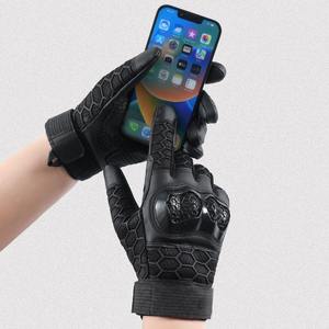 Guantes de Motocicleta Antideslizantes con Pantalla Táctil al por Mayor, Guantes Tácticos de Cuero Resistentes al Viento para Ciclismo al Aire Libre, Motocicleta, Pakistán - Product Image 6