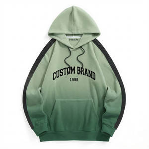 Sudaderas con Capucha de Felpa de Algodón Grueso, Venta al por Mayor, Logotipo Personalizado Bordado, Estilo Vintage, Sudadera de Invierno Cálida, Unisex - Product Image 3