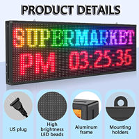 Pantalla LED Matricial P10 para Exteriores, a Todo Color, Impermeable, de Alto Brillo, con WiFi, para Publicidad en Centros Comerciales y Tiendas Minoristas