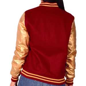 Chaqueta de bombardero de béisbol de satén personalizada, chaqueta universitaria de Letterman, chaqueta de béisbol universitaria para hombre - Product Image 2