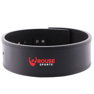 Ceintures d'entraînement en cuir personnalisées en gros, ceinture de musculation réglable en cuir de vache, ceintures de gym confortables avec boucles en acier durables - Product Image 3