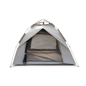 Carpa Familiar para 2 Personas, Recubierta de Oxford y PVC, con Doble Puerta y Ventanas, 200 x 150 x 130 cm, Color Blanco y Negro - Product Image 2
