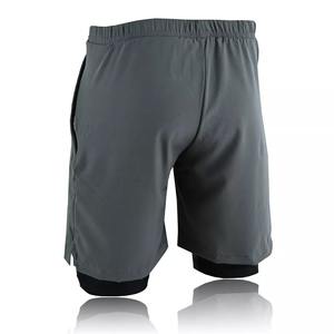 Pantalones cortos de correr personalizados para hombre 2 en 1 malla de secado rápido entrenamiento gimnasio pantalones cortos Fitness Pantalones deportivos transpirables - Product Image 6