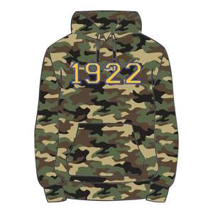 Année de fondation 1922 Sigma Gamma Rho Camo Pull à capuche en coton mélangé de qualité supérieure SGRho Greek Sorority Divine Nine HBCU Apparel - Product Image 2