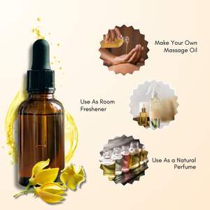 Suministro al por mayor de aceite esencial Ylang de 30ml del fabricante indio para loción corporal y cremas para el cuidado de la piel - Product Image 2