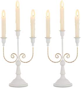 European Metal Candelabra Gold Candlestick Holder Metal <b>Candle</b> Holder 5 Arm <b>Taper</b> <b>Candle</b> Stand for Wedding Table Centerpiece - Product Image 2